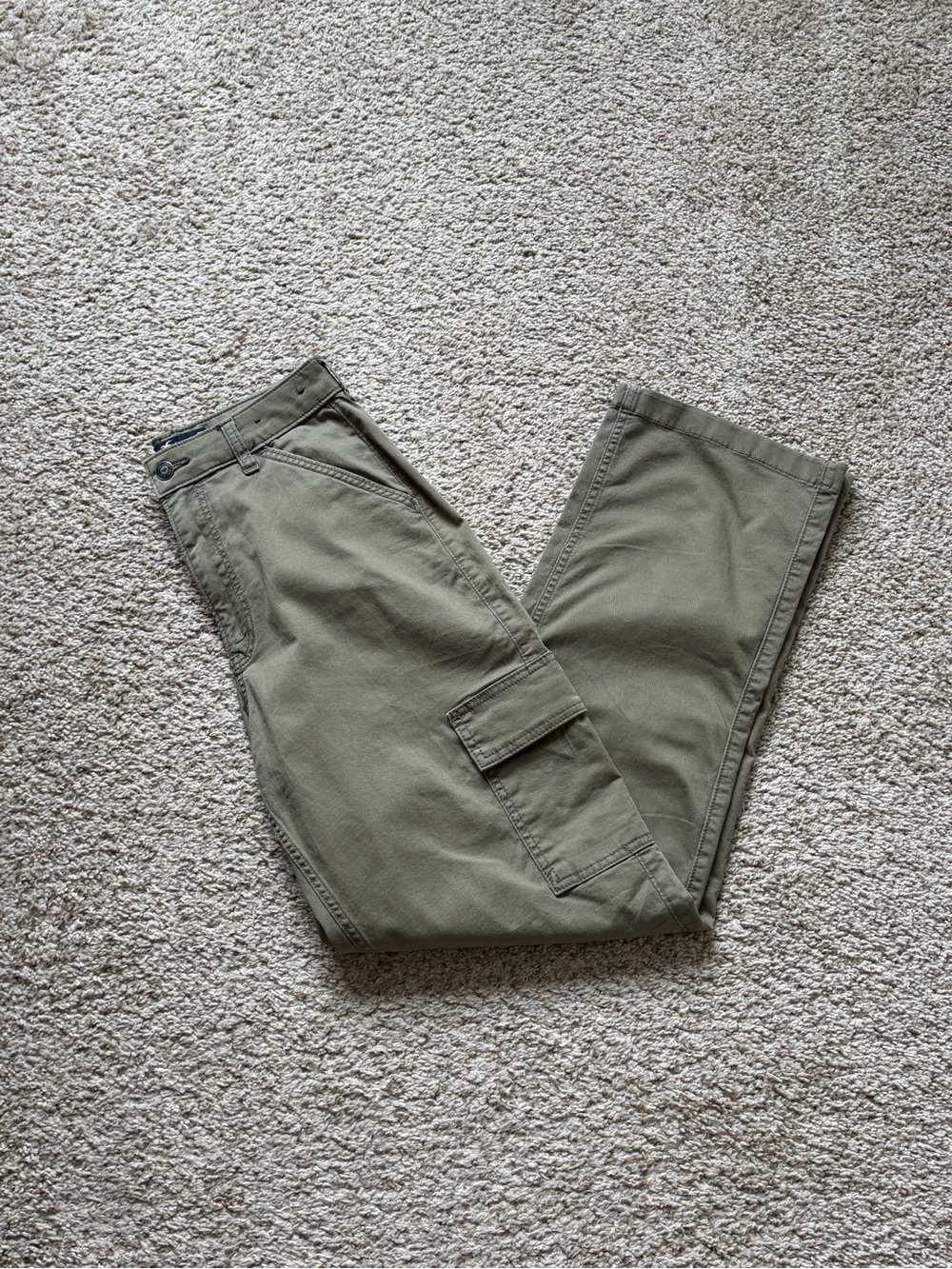 Hollister Olive Utility Track Pants